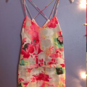 perfect tank for summer, semi-formal, multicolored